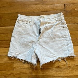 Madewell White Shorts, size 28